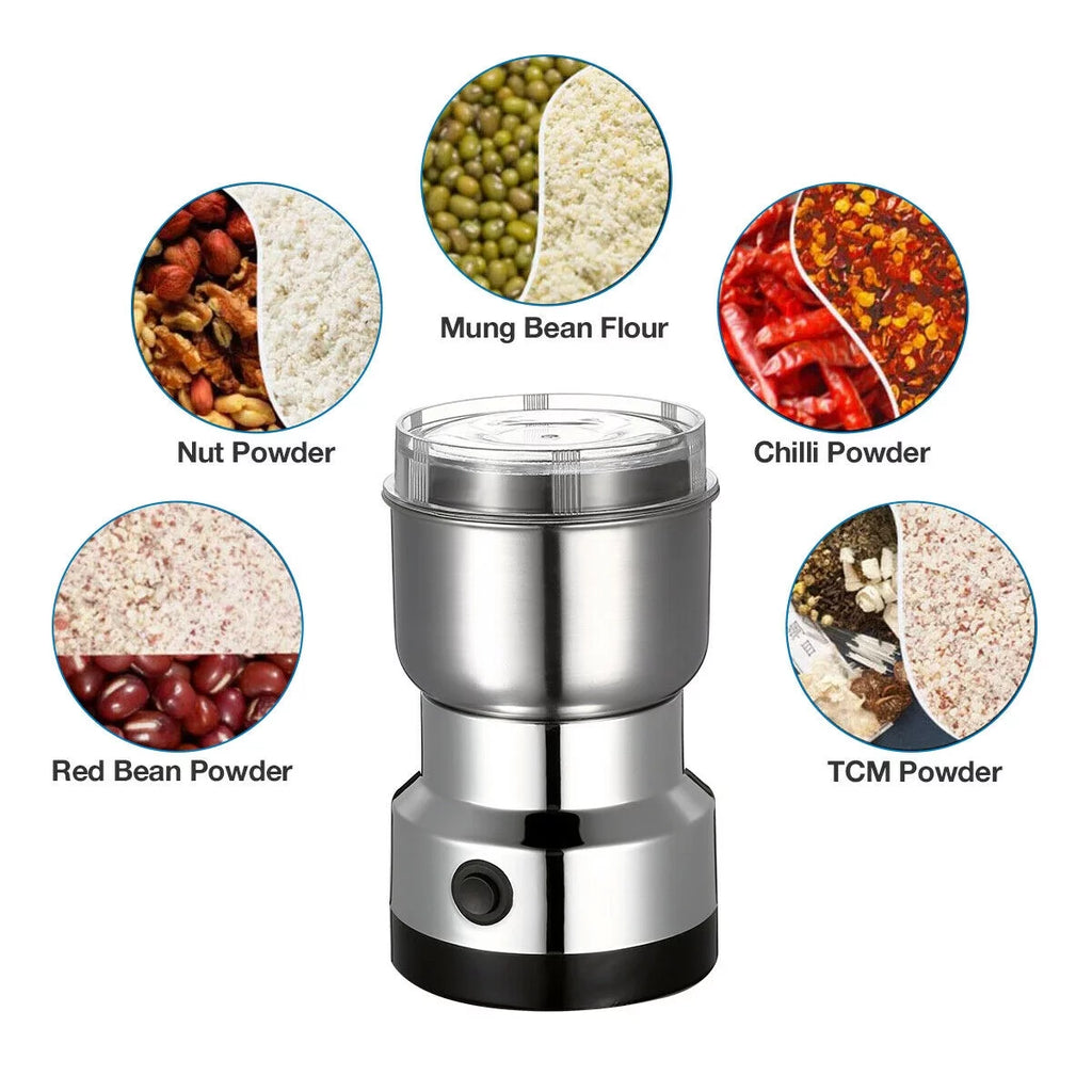 Stainless Steel Electric Coffee Grinder for Beans Spices and Nuts C8189