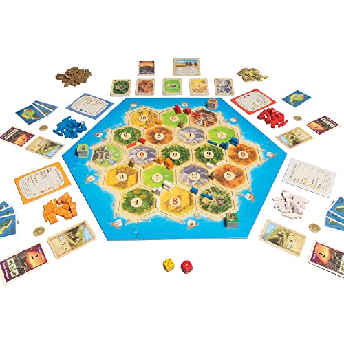 CATAN Traders & Barbarians Board Game Expansion for Kids and Adults T712950