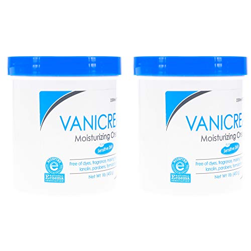 Vanicream Moisturizing Skin Cream for Sensitive Skin, 4 oz (Pack of 2) F220550