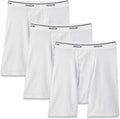 Fruit of the Loom Mens Coolzone White Boxer Briefs 3-Pack