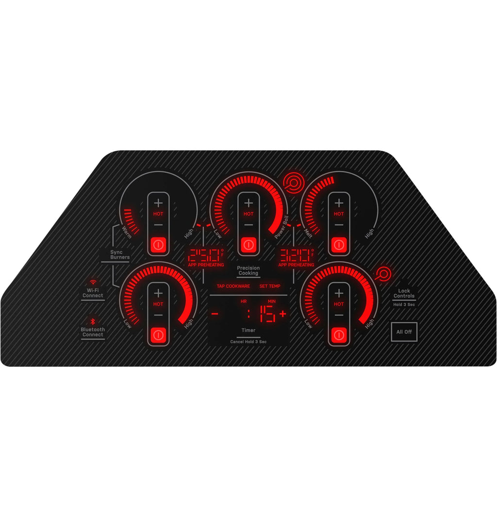 GE APPLIANCES PEP9030DTBB Electric Cooktop, Black on Stainless D533209
