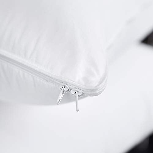 Three Geese Adjustable Goose Feather Pillow, King Size, Cotton Cover T2665