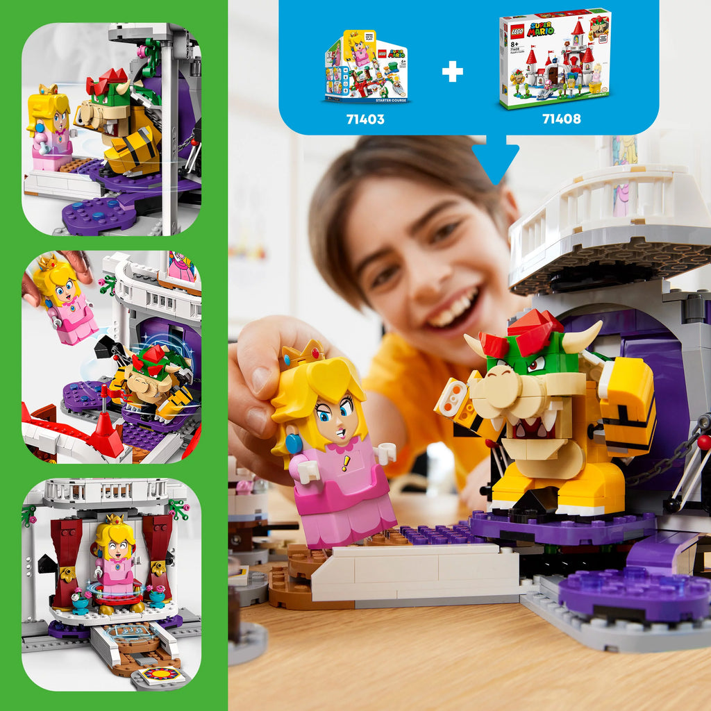 LEGO Super Mario Peach’s Castle Expansion Set 71408, Buildable Toy for Kids 8+ N8010