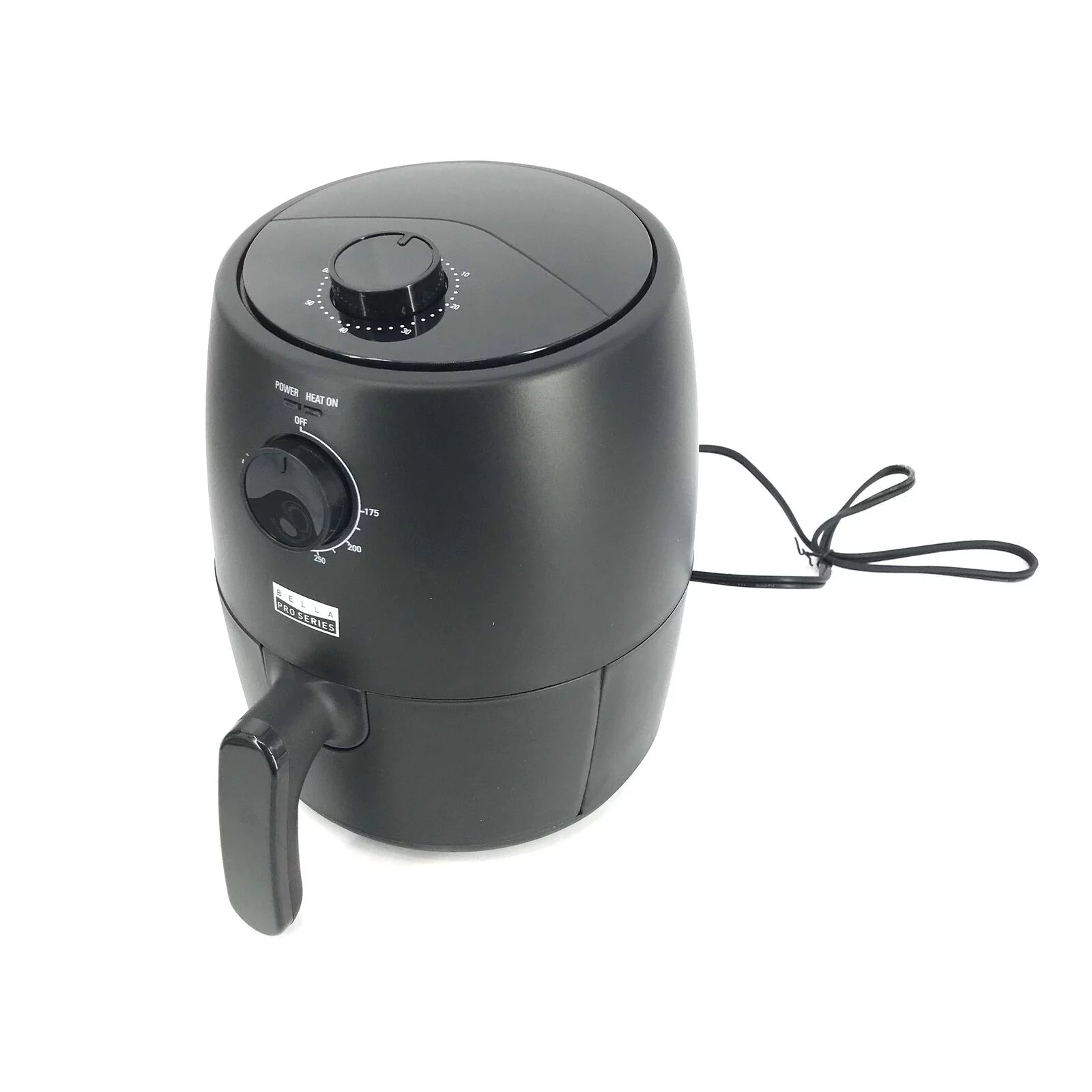 Bella Pro Series 2qt Analog Air Fryer Matte Black E370454