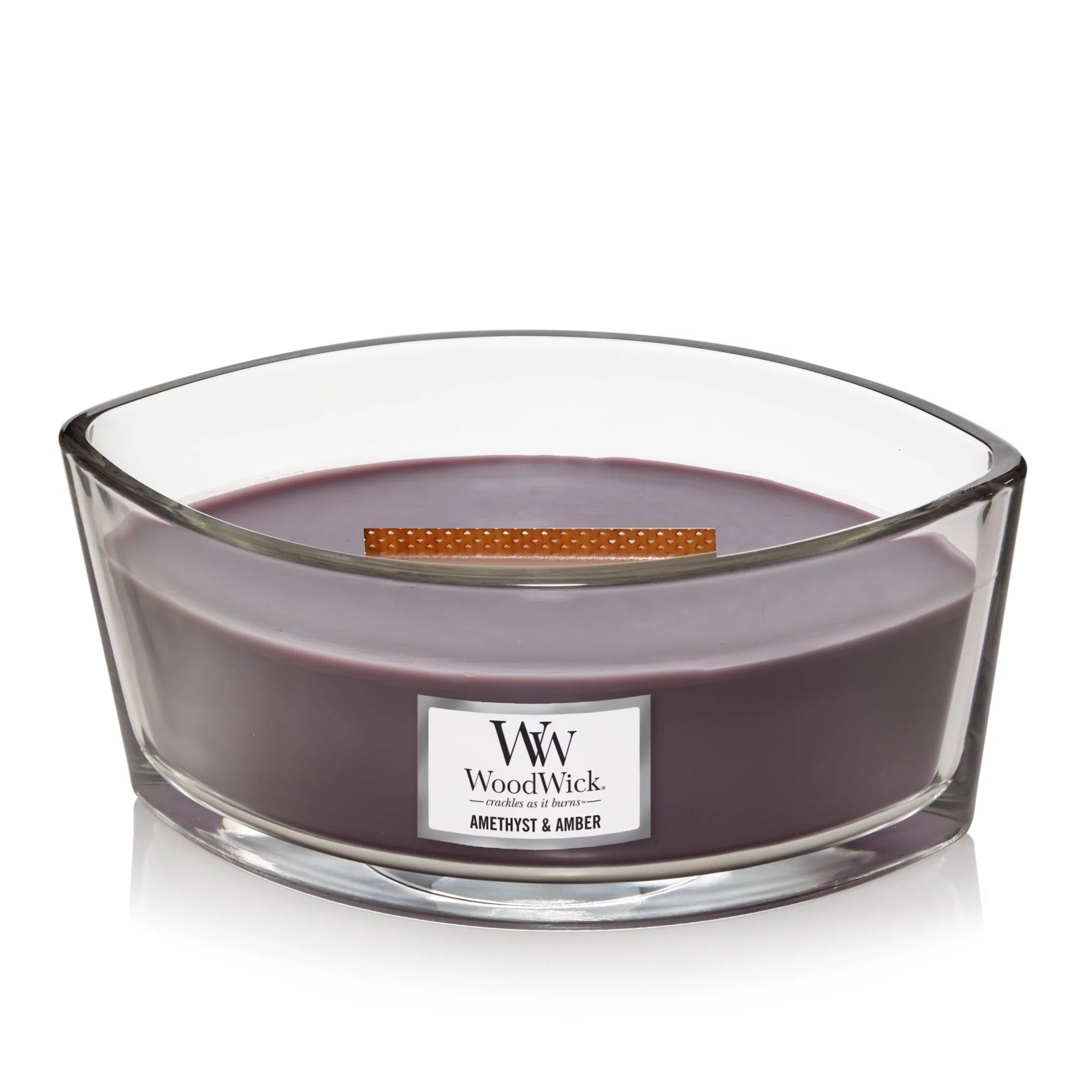 WoodWick Amethyst & Amber Ellipse Candle I85022