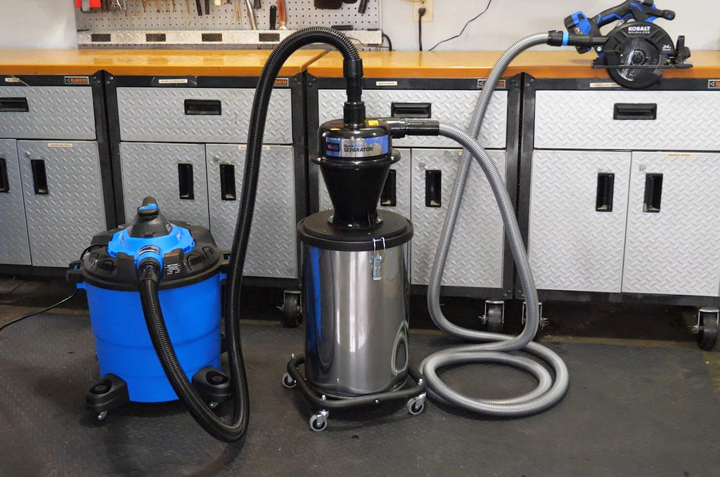 Quick Click Dust Collection Separator with 16 Ft Hose and Adapter Set W52777