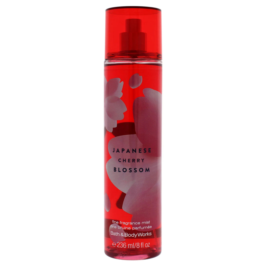 Bath and Body Works Japanese Cherry Blossom Fine Fragrance Mist 8 oz, Pack of 3 J38707