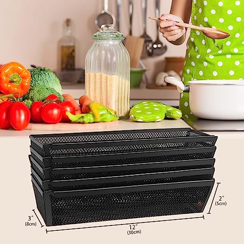 2PCS Drawer Organizer with Interlocking Arm for Kitchen Utensils, Black M554935