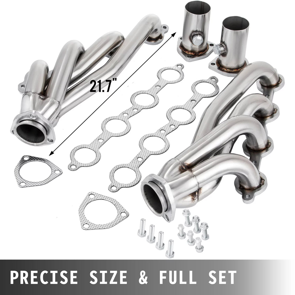 VEVOR Exhaust Header Set 1 3/4" Stainless Steel for Chevy LS1 LS2 LS3 F58712