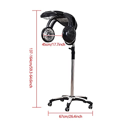 Professional Wall-Mount Hair Dryer with LCD Display for Salon Use K373