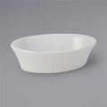 10 oz Porcelain White Oval Baker