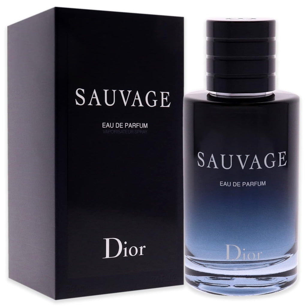 Dior Sauvage Eau de Parfum Spray for Men, 6.8 Fl Oz & 3.4 Fl Oz M594
