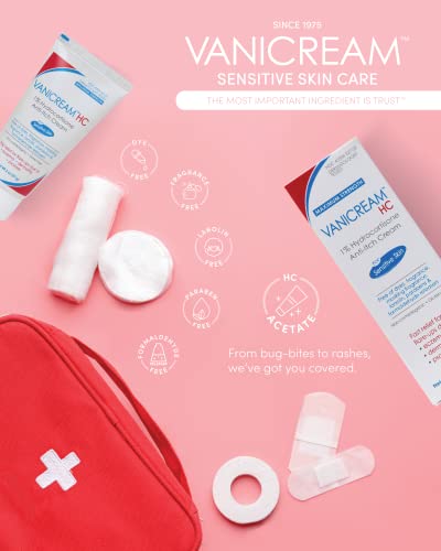 Vanicream 1% Hydrocortisone Anti-Itch Cream for Sensitive Skin, 2 oz O507423
