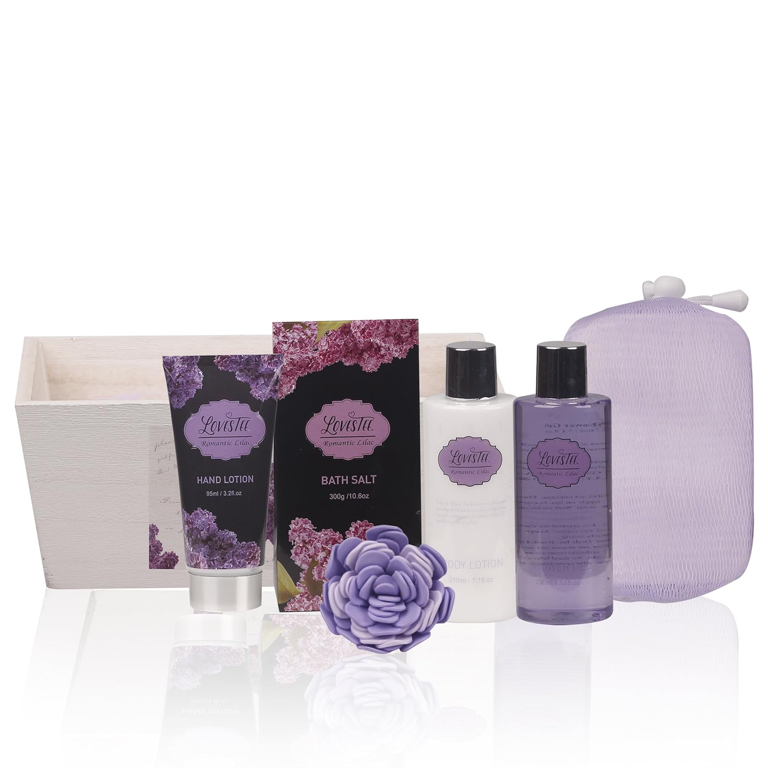 Lavender Spa Gift Basket Bath and Body Set Q30487