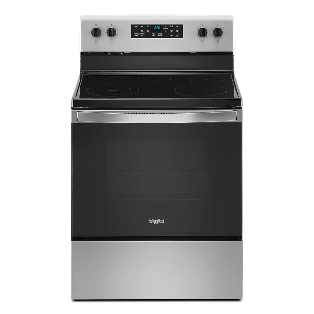 Whirlpool Wfe505w0j 30" Wide 5.3 Cu. Ft. Free Standing Electric Range - Stainless Steel