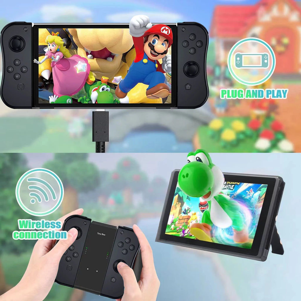 Bonadget Joypad Wireless Controllers for Nintendo Switch (Black) B670