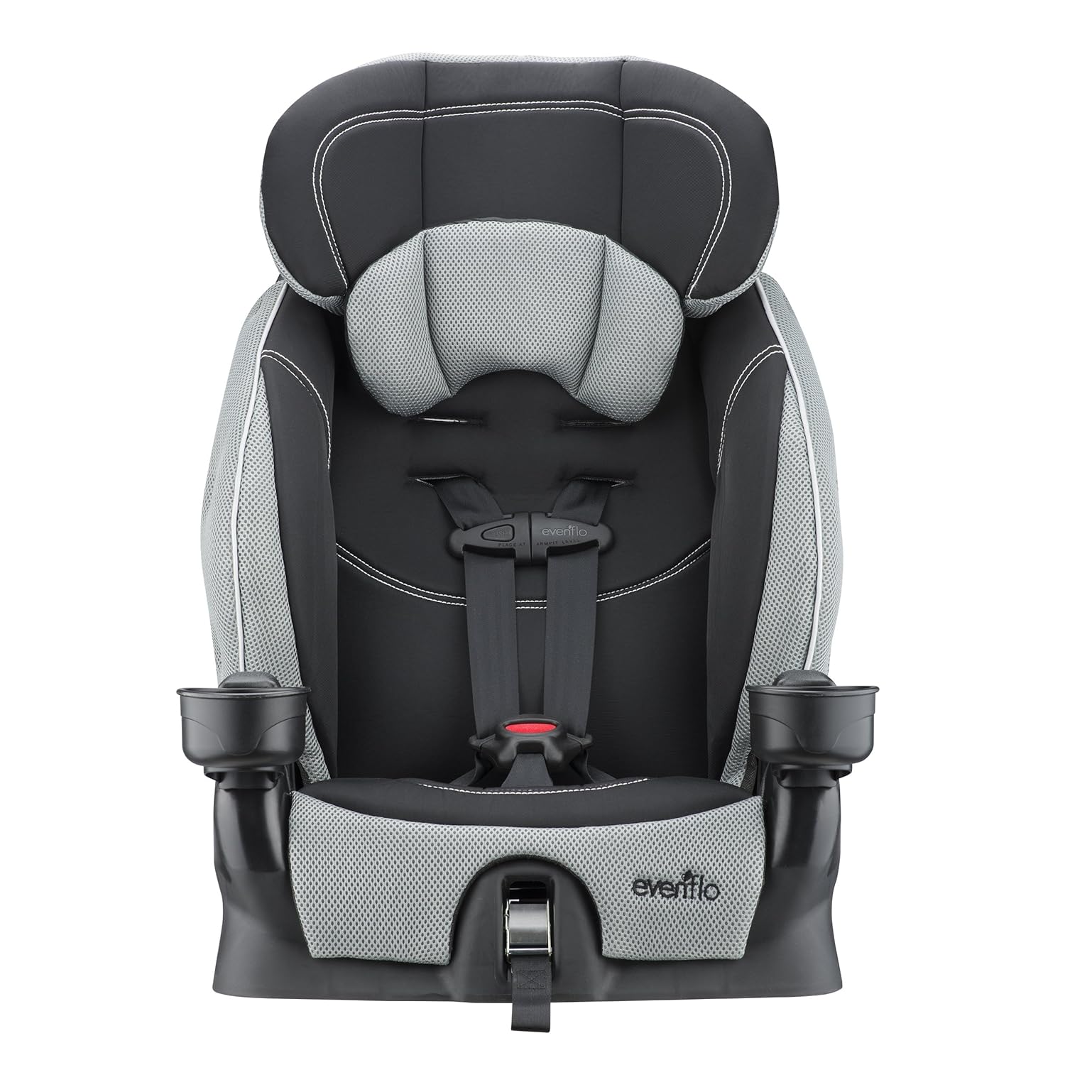 Evenflo Chase Harnessed Booster Car Seat, Jameson & GoTime LX, Chardon Black Q94631