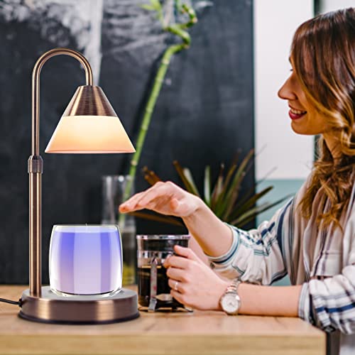 Candle Warmer Lamp with Timer, Dimmable, Rose Gold G423276