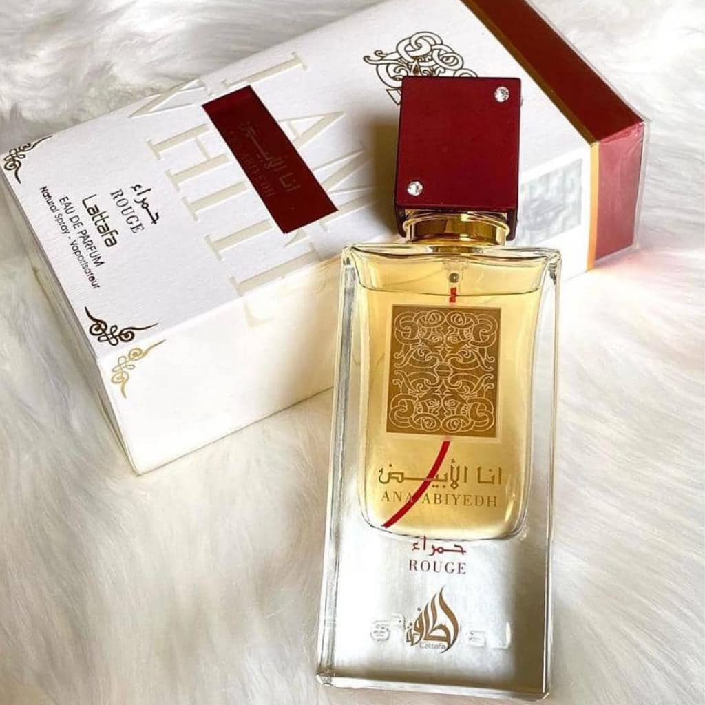 Lattafa Perfumes Ana Abiyedh Rouge Eau de Parfum Spray, 60 ml Q219