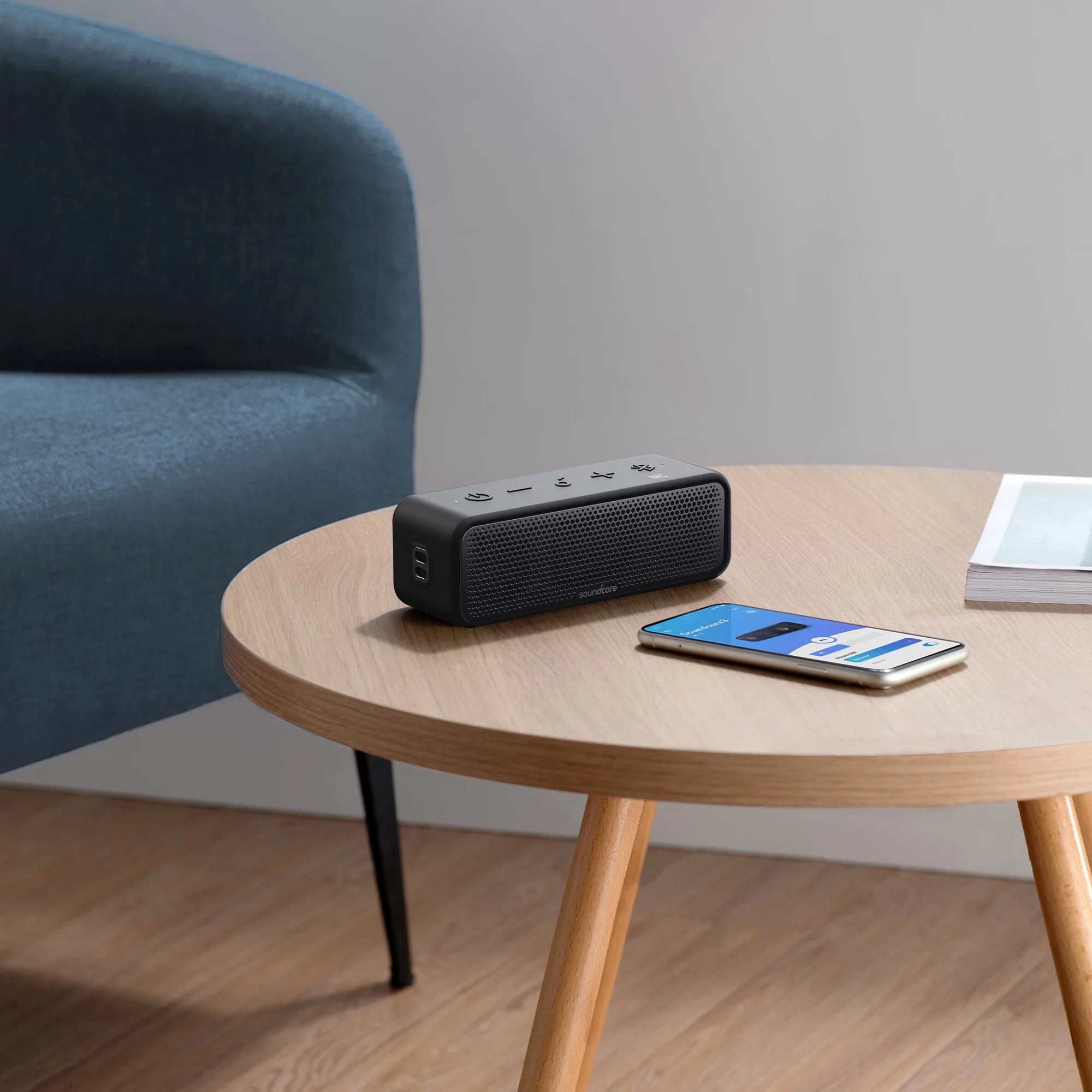 soundcore by Anker Select 2 Portable Speaker, 16W, IPX7 Waterproof E574506