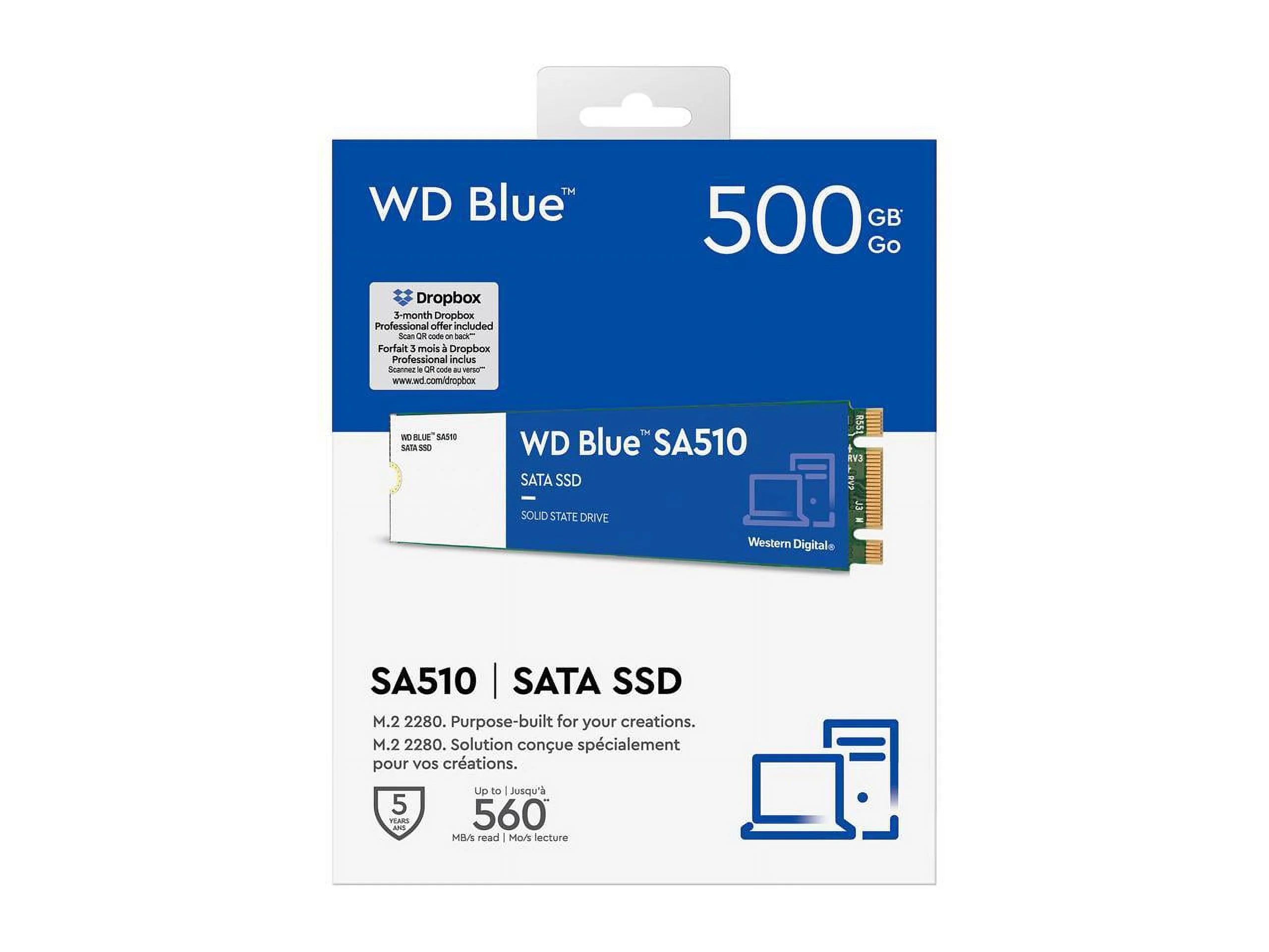 WD Blue 500GB SA510 M.2 Internal SSD Z8616