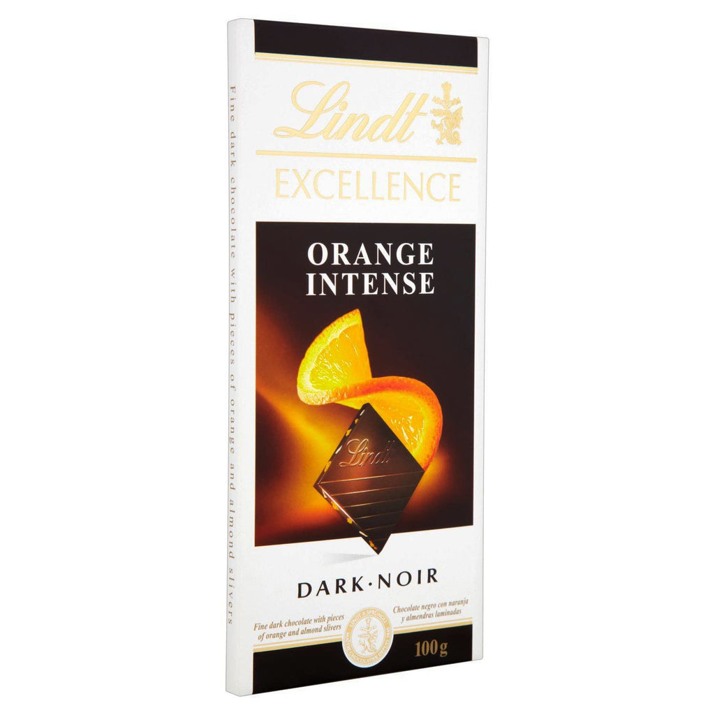 Lindt Excellence Orange Intense Dark with Almonds 100g R637