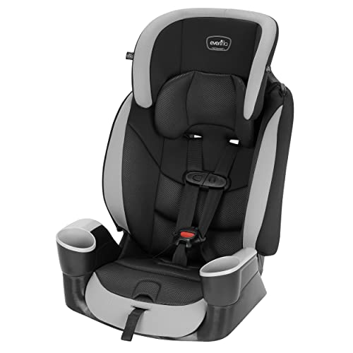 Evenflo Maestro Sport Harness Highback Booster Car Seat, Granite Gray M218