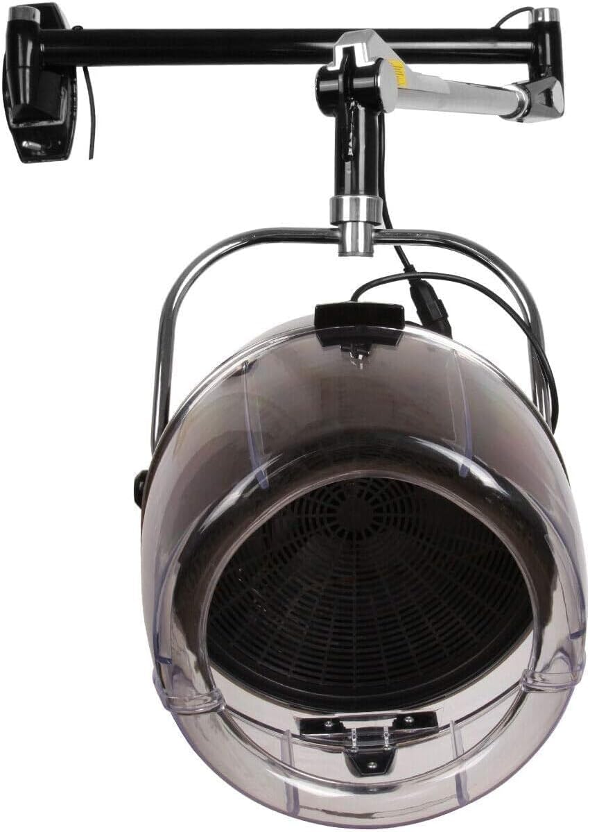 Samger Retractable 900W Wall Mounted Hair Hood Dryer with Swivel Arm A801024