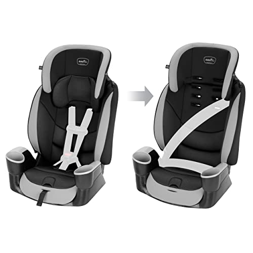 Evenflo Maestro Sport Harness Highback Booster Car Seat, Granite Gray M218