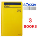 Sokkia 815260 Field Book - Set of 3 (Three) Books