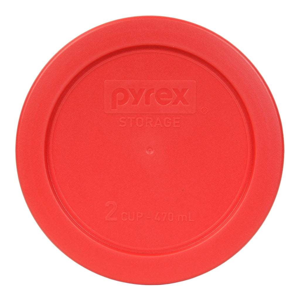 Pyrex Red Replacement Lids for 1, 2, 3, and 4-Cup Containers A2091
