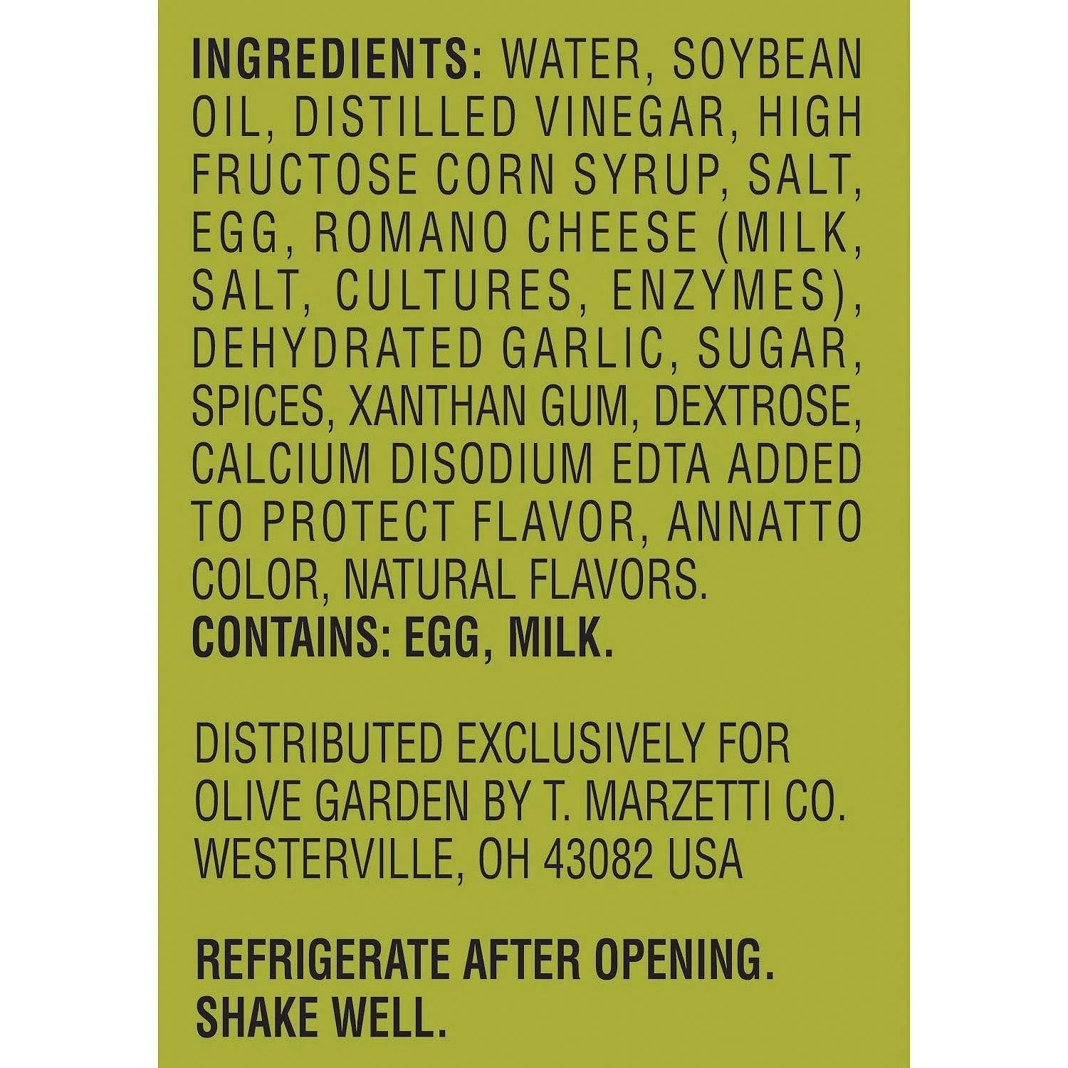 Olive Garden Signature Italian Dressing, 24 oz, 2 Count R856273