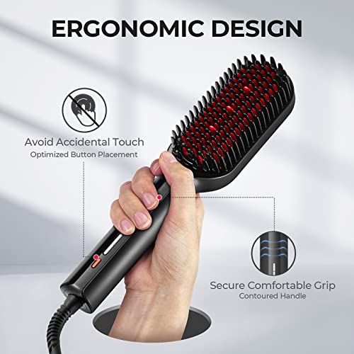 TYMO Hair Straightener Brush Ionic Plus for Women D4143