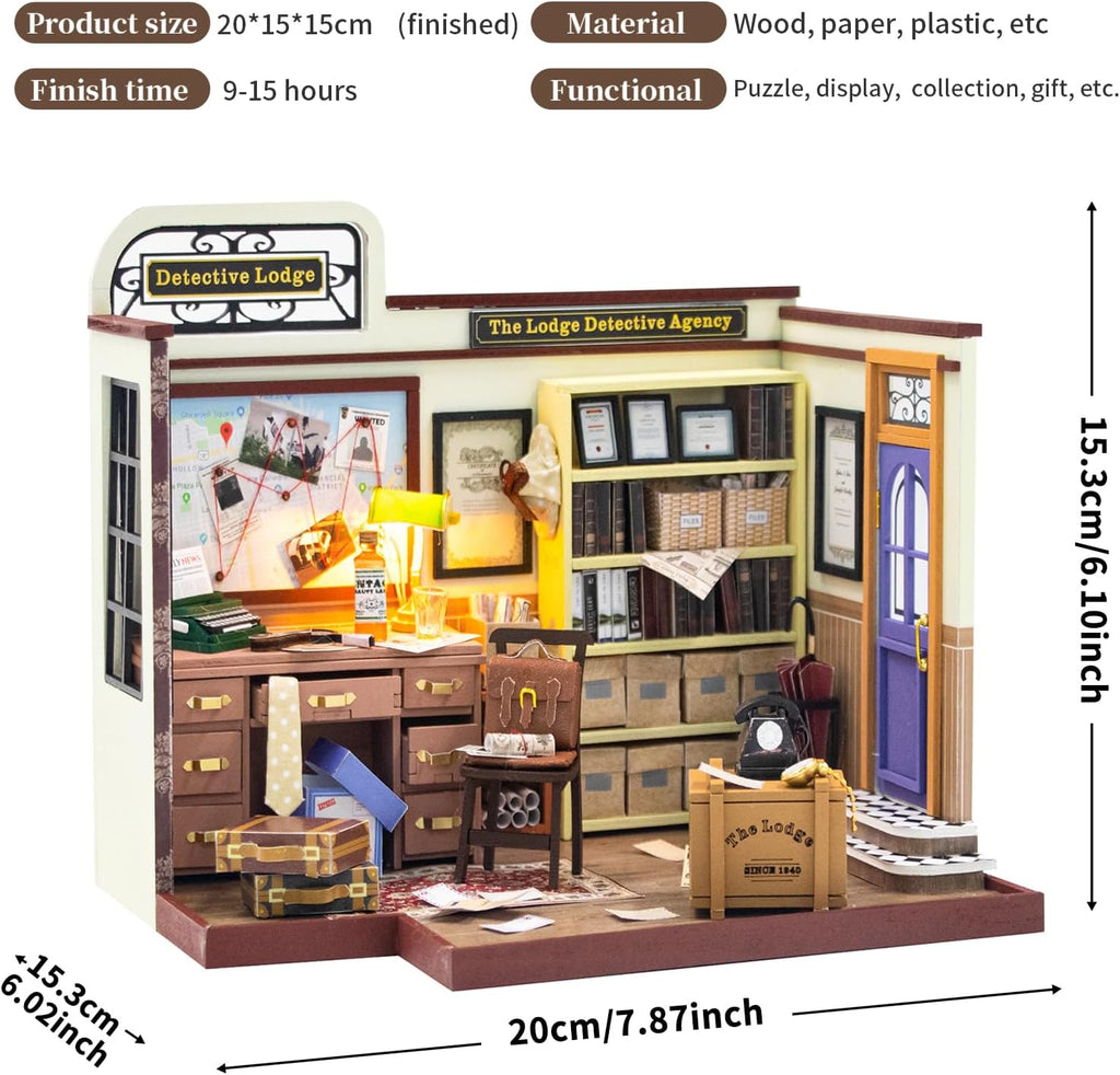 DIY Miniature House Kit with Furniture 3D Wooden Dollhouse Model I51219