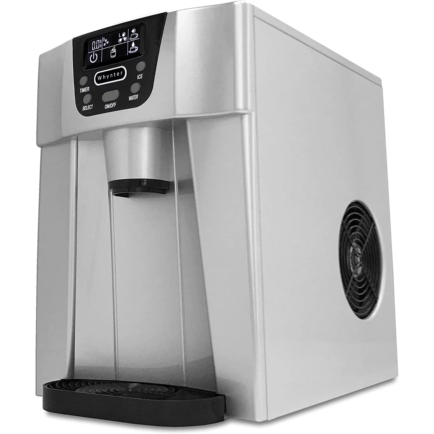 Whynter IDC-221SC Countertop Ice Maker and Water Dispenser, Silver U153