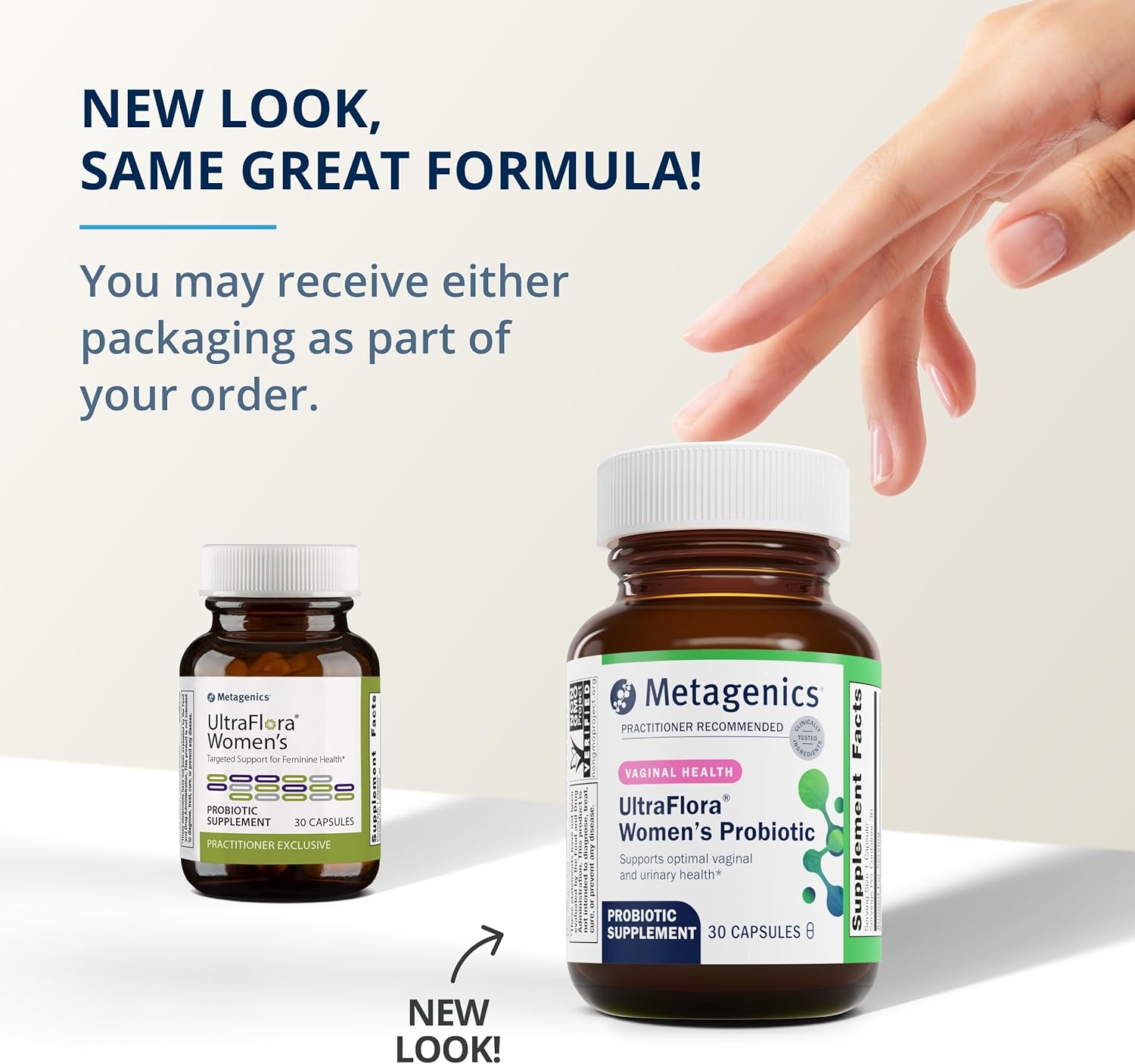 Metagenics UltraFlora Women's Probiotics for Vaginal Health, 30 Count E51369