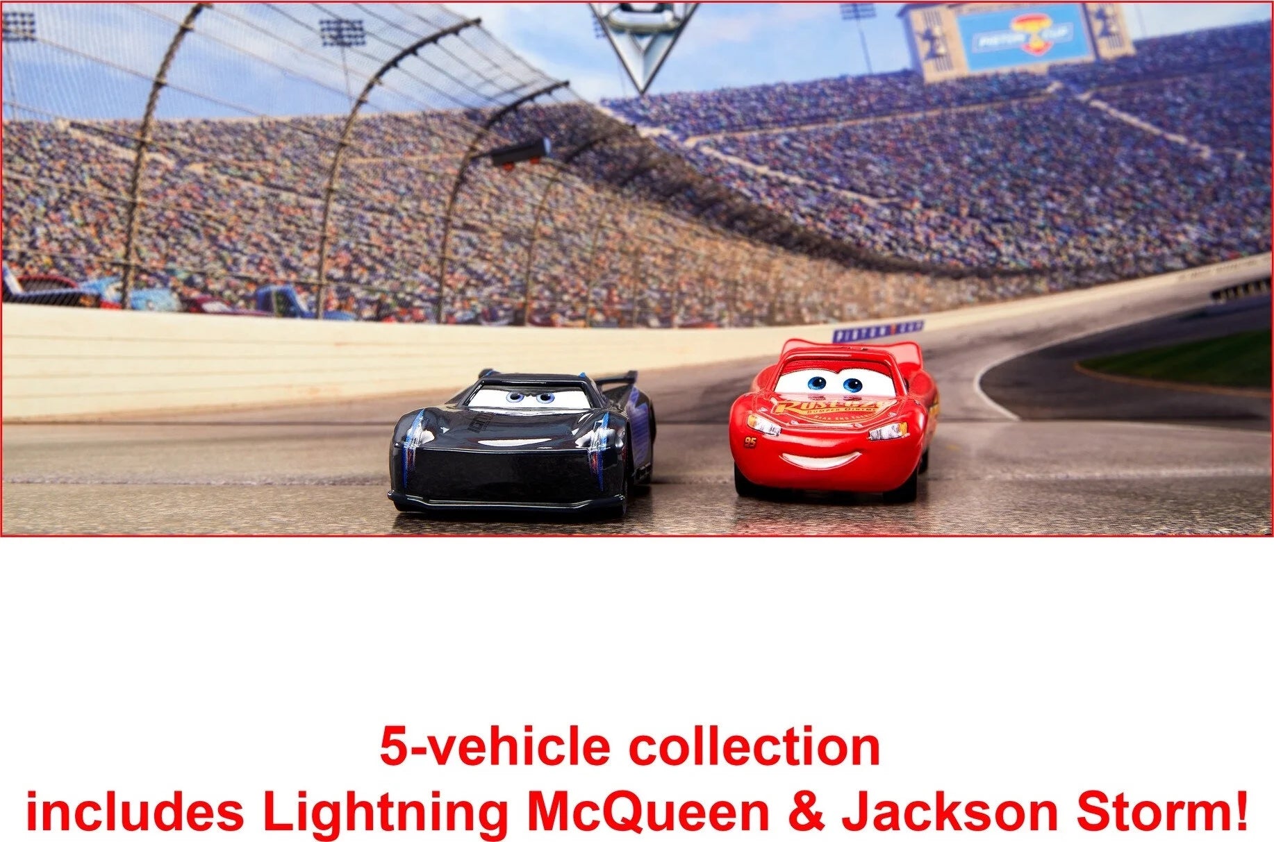 Disney Pixar Cars 3 Vehicle 5-Pack Collection with Mack Truck W171