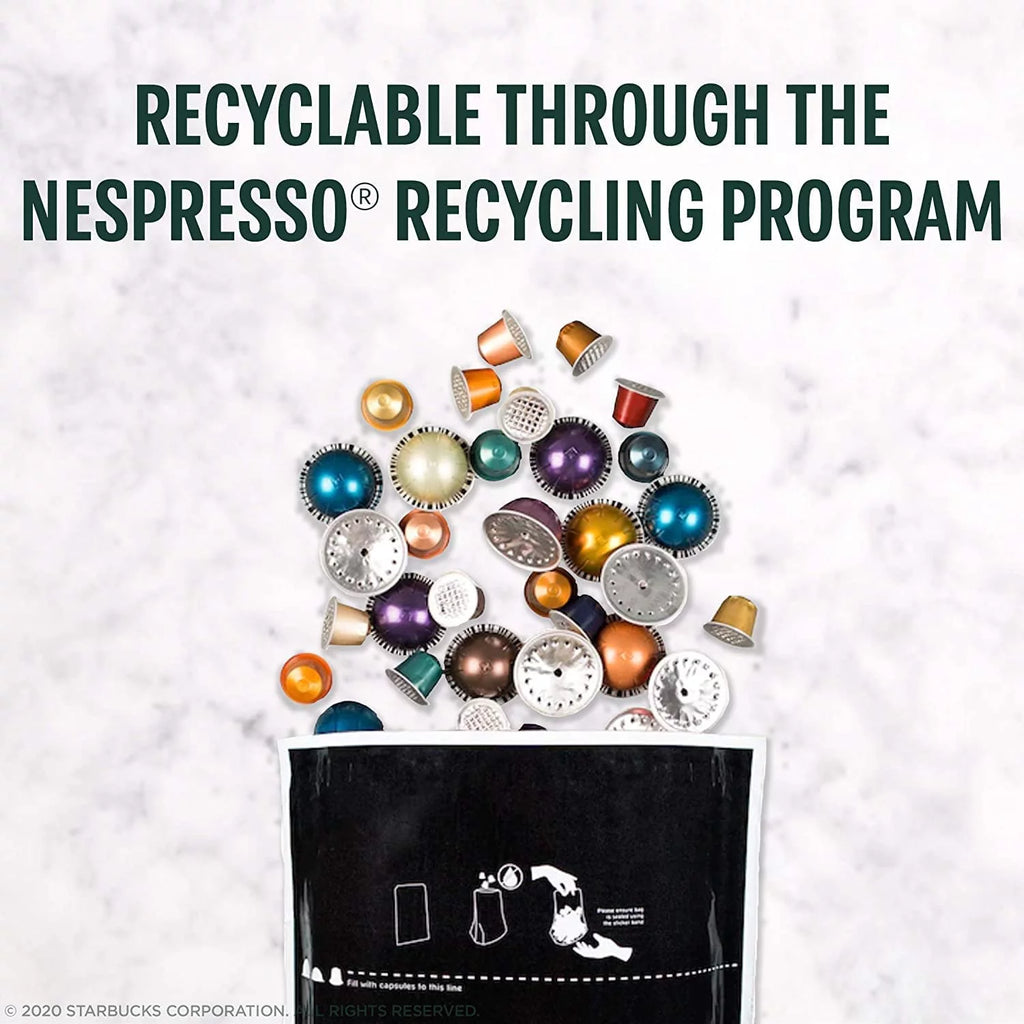 Starbucks Coffee Nespresso Vertuo Capsules, Dark Roast Espresso, 10 Count I705