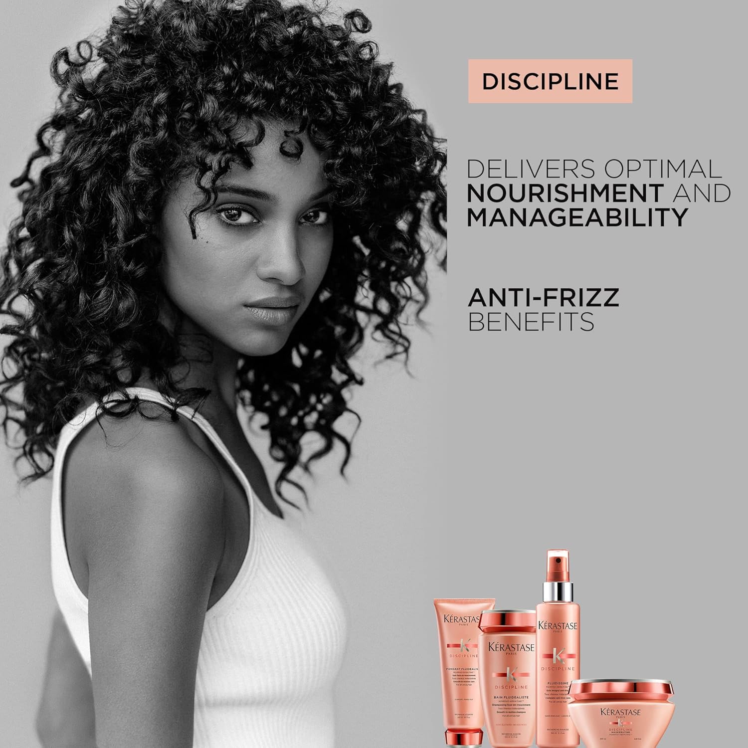 KERASTASE Discipline Keratine Thermique Smoothing Taming Milk AntiFrizz 5.1 Fl Oz V8473