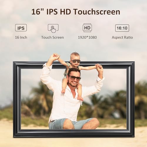 WiFi Digital Picture Frame 10.1 Inch IPS HD Cloud Smart Photo Frame S948601