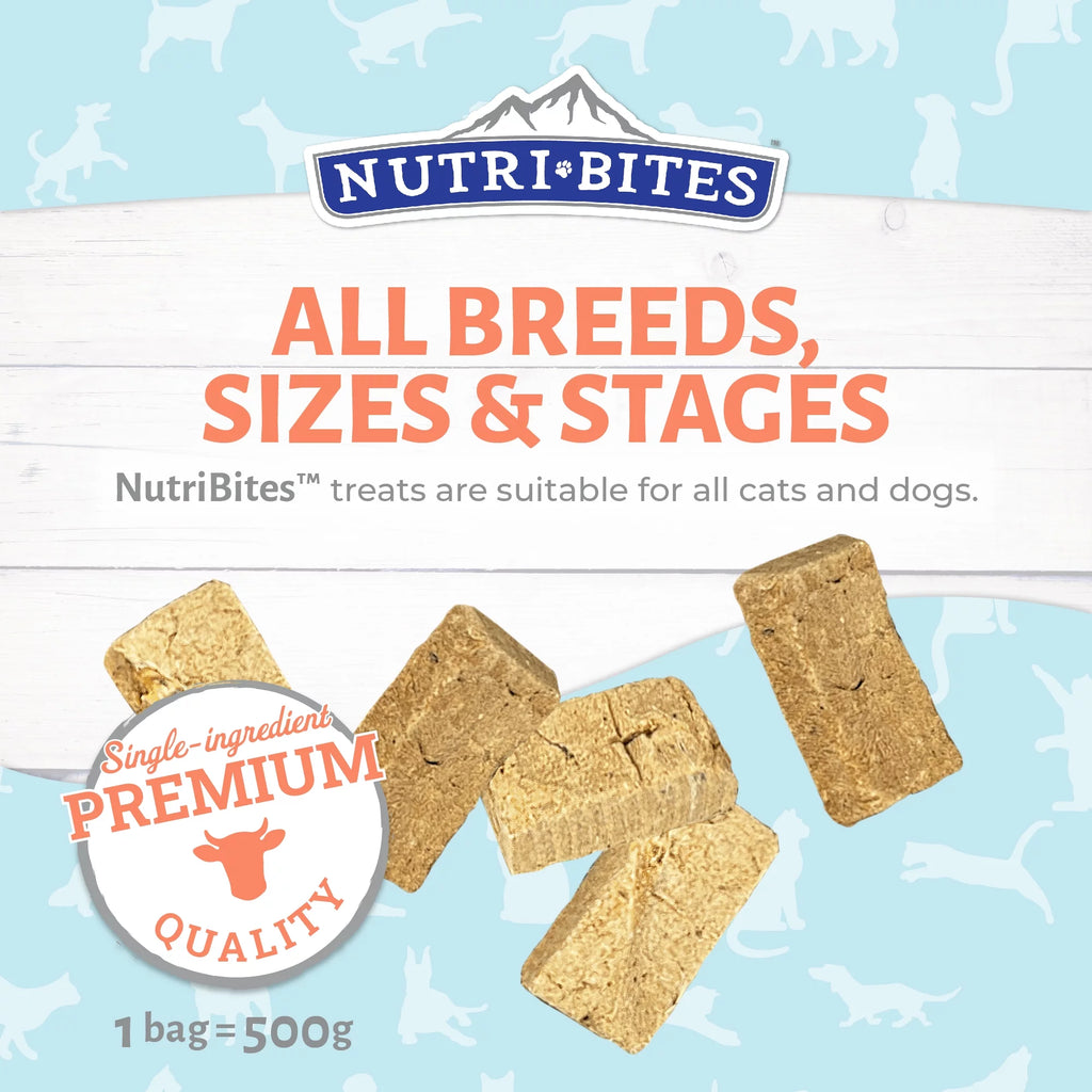 Canature NutriBites Freeze Dried Beef Liver Dog and Cat Treat 3 Pack D21072