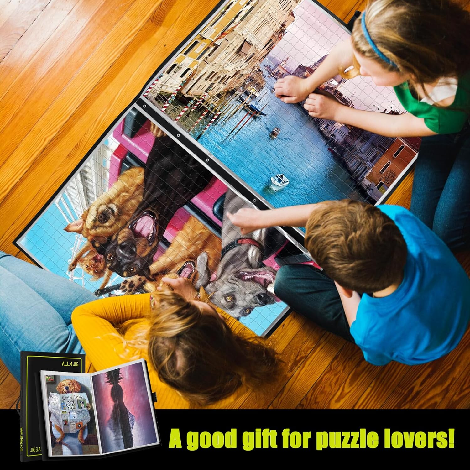 ALL4JIG Puzzle Storage Folder Keeper for Jigsaw Enthusiasts, Holds 20 Puzzles B12395