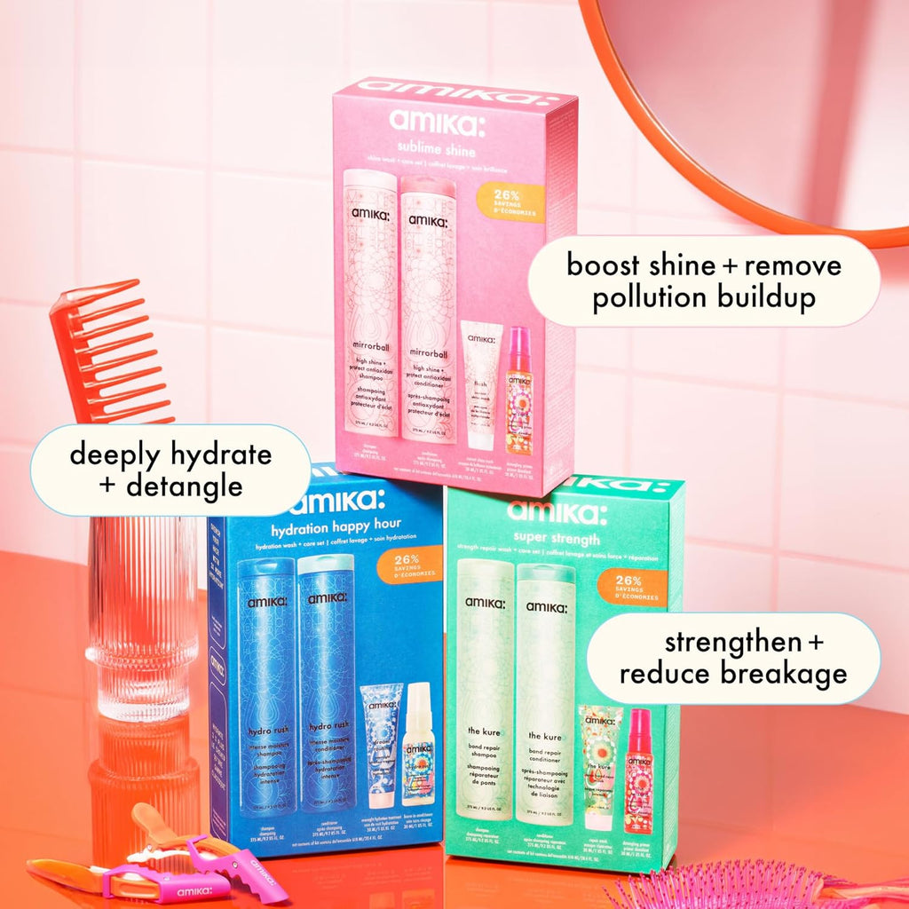 amika super strength repair wash and care set M7550