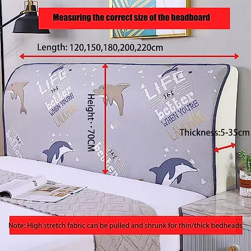 AZMANI Bed Headboard Cover for Double Bed, 220cm Z59961