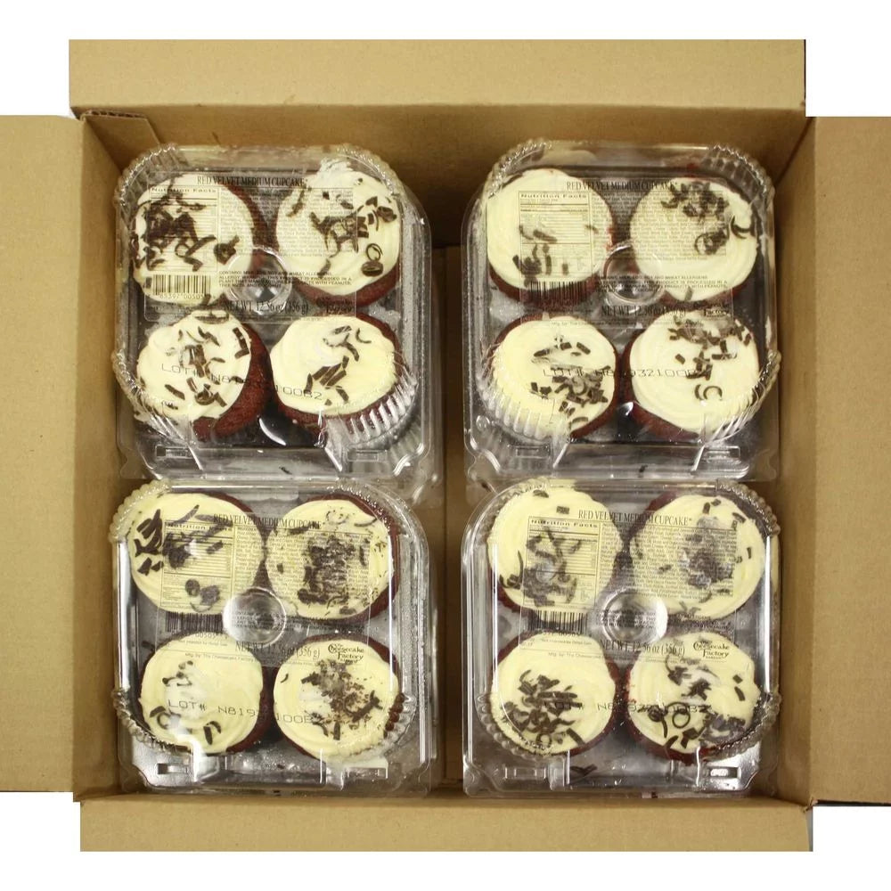 Red Velvet Medium Cupcake by The Cheesecake Factory Bakery, 3.14 oz, 32 per Case L3997
