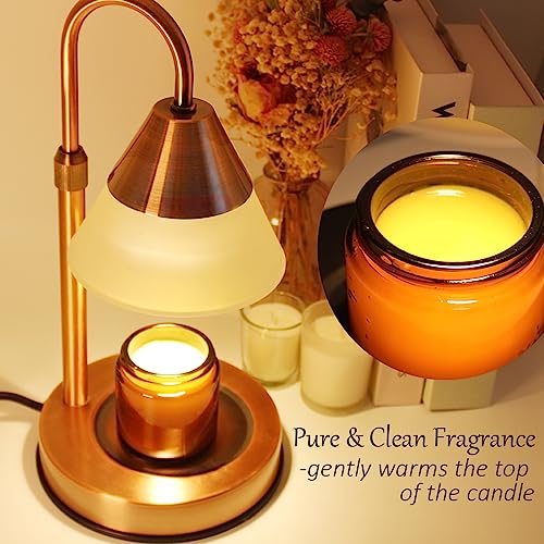 Candle Warmer Lamp with Timer, Dimmable, Rose Gold G423276