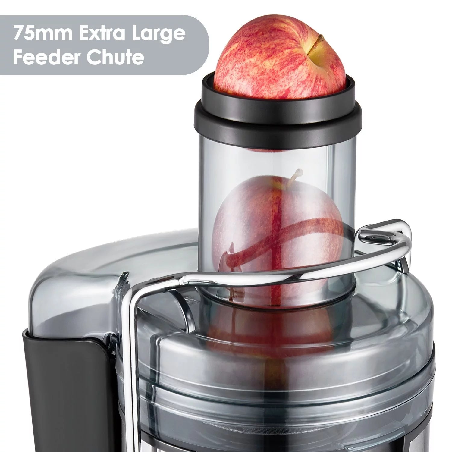 Ktaxon Juicer Wide Mouth 800W Centrifugal Juice Extractor, 2 Speed, Stainless Steel Z137625