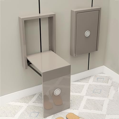 Wall Mounted Folding Shoe Changing Stool S76090
