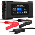 HTRC 36V 18-Amp and 48V 13-Amp Golf cart Charger , Car Battery Charger, Trickle Charger,Lithium,LiFePO4,Lead-Acid AGM/Gel/SLA..Battery Charger, for Club Car, EZGO & Yamaha with Crowfoot Plug