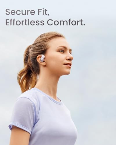 SHOKZ OpenFit Air Open-Ear Wireless Earbuds, Water Resistant, Black C474002